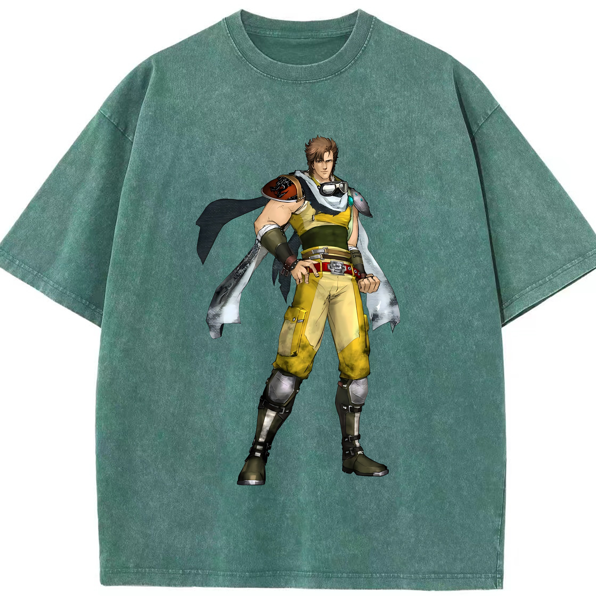 （画像用） 北斗の拳 Fist of the North Star 綿100% ヴィンテージ風 半袖Tシャツ（フロントプリント）